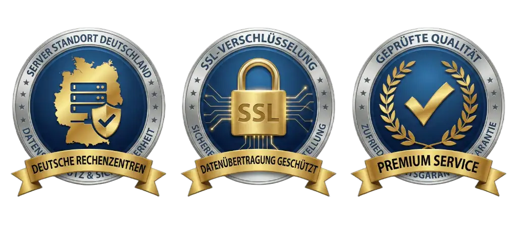 Server Standort Deutschland, SSL-Verschlüsselung und geprüfte Qualität